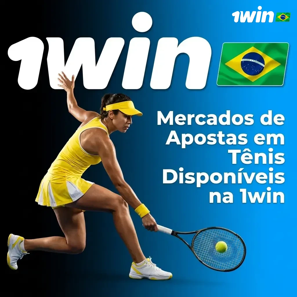 Mercados de apostas em tênis na 1win: vencedor, sets, games, handicap e placar exato disponíveis