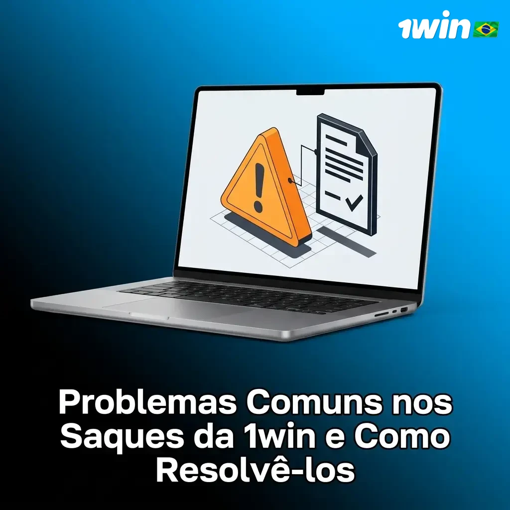 Problemas comuns nos saques da 1win: conta não verificada, bônus pendente, dados bancários incorretos e soluções