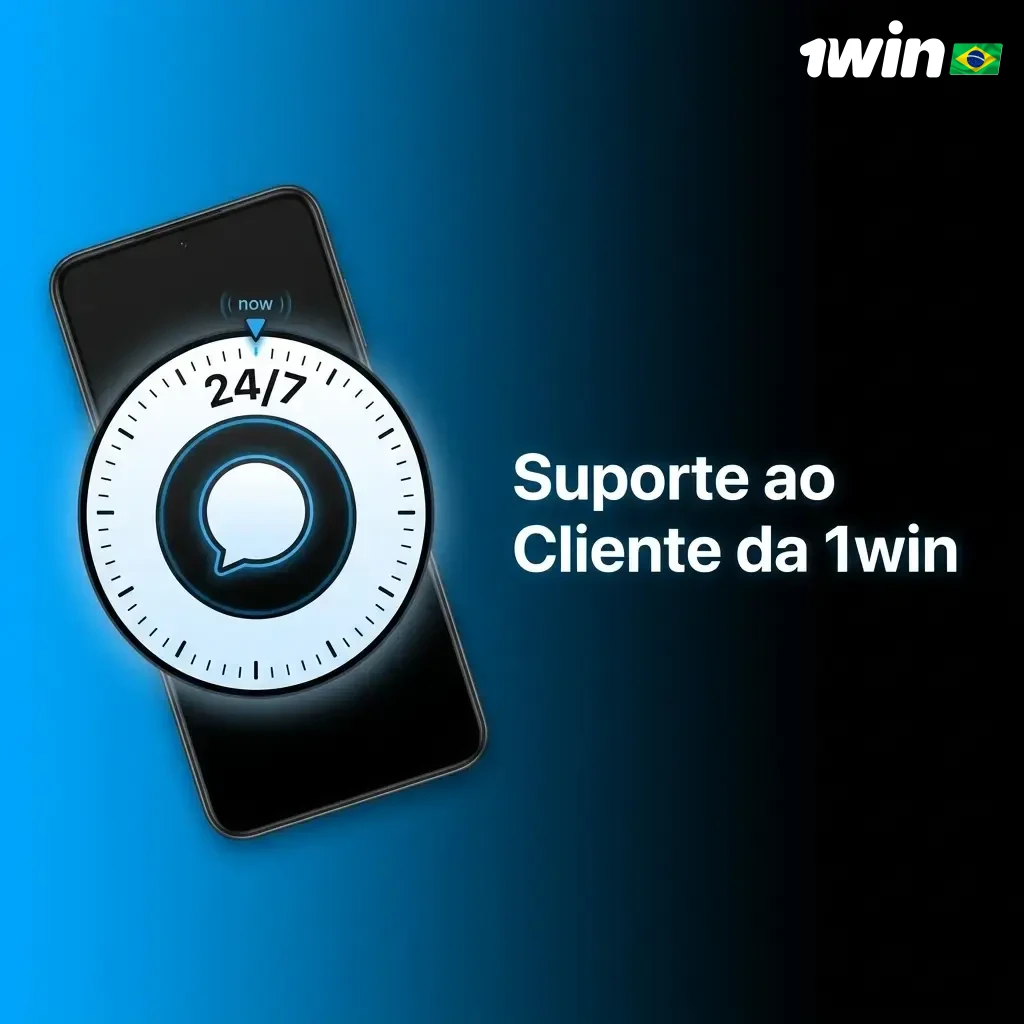Equipe de suporte ao cliente da 1win disponível 24/7 via chat, e-mail, Telegram e central de ajuda